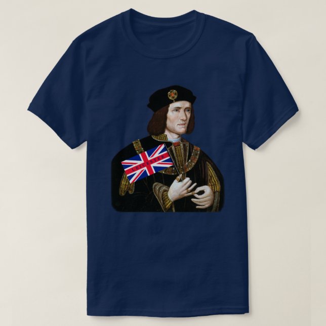 King Richard III Loves Leicester - Union Jack T-Shirt (Design Front)