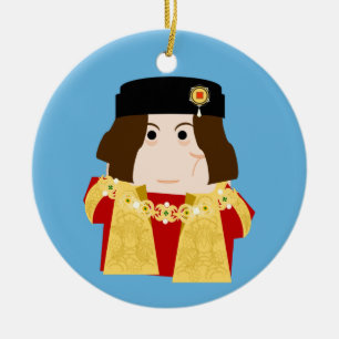 King Richard III of England Ceramic Tree Decoration