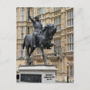 King Richard the Lionheart -Parliament -Postcard Postcard