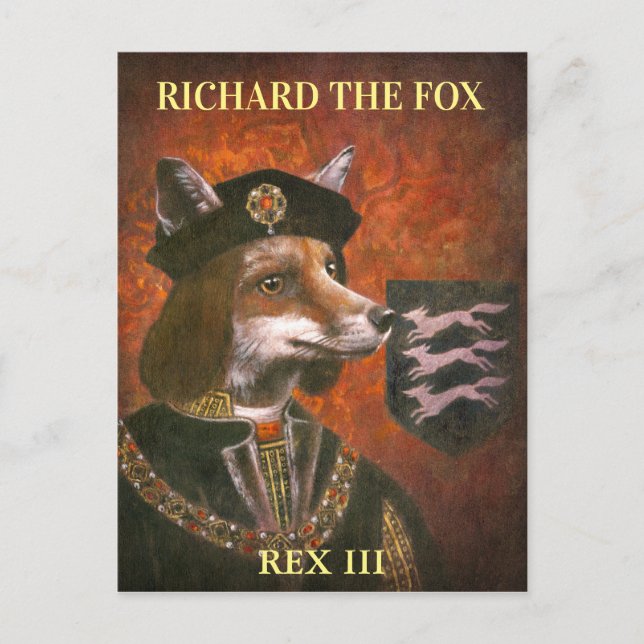 King Richard The Third Fox Postcard (Front)
