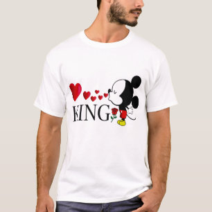 👑💖 King Romantic Valentine’s Day Cartoon Men’s T-Shirt