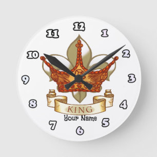 King round clock