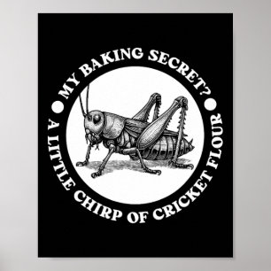 King Secret Cricket Flour Edible Insects Protein  Poster
