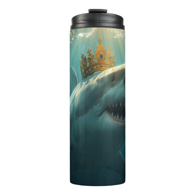 King shark thermal tumbler (Front)