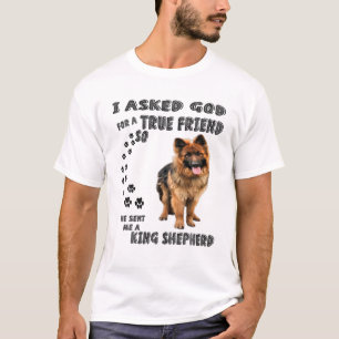 King Shepherd Quote Mum Dad Print, German Shepherd T-Shirt