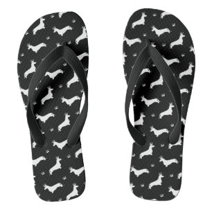King Short Hair Dachshund - pattern 2 Flip Flops