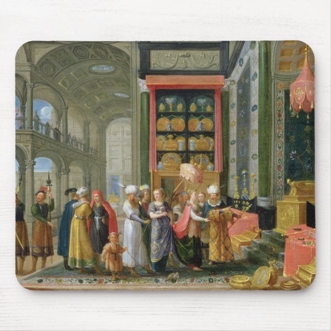 King Solomon and the Queen of Sheba Mouse Mat (Front)