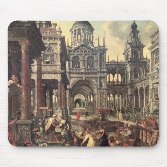 King Solomon and the Queen of Sheba Mouse Mat (Front)