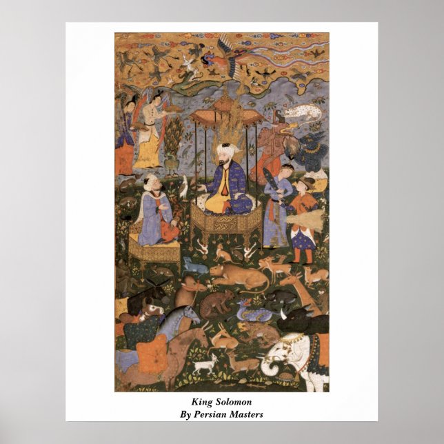 King Solomon By Persian Masters Poster (Front)