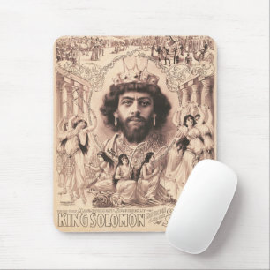 King Solomon Surrounded By Dancing Girls Mouse Mat