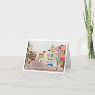 "King Street, Charleston, SC" greeting card