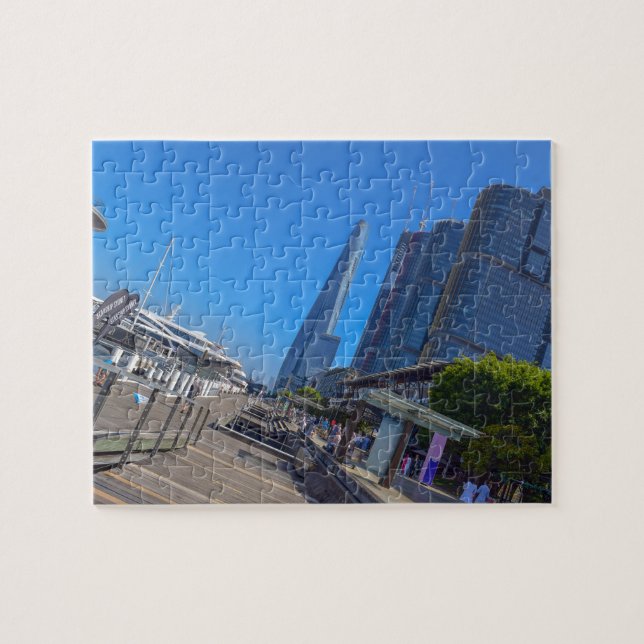 King Street Wharf in Sydney Australia Jigsaw Puzzle (Horizontal)