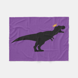King T-Rex Fleece Blanket
