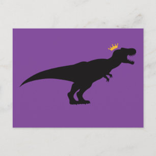 King T-Rex Postcard
