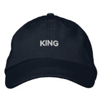 KING Text daily wear Cotton Navy Colour-hat Boy Me