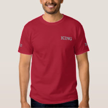 King Text Name Beautiful Maroon.Colour Men's