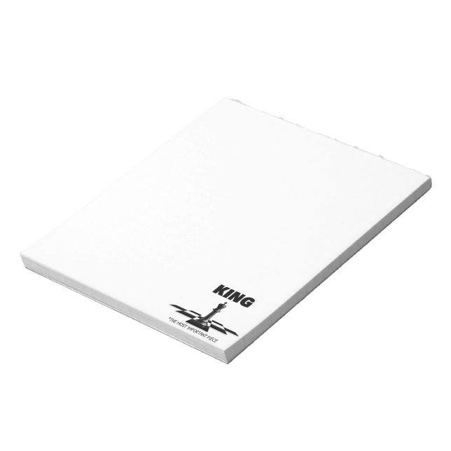 King The Most Important Piece  Notepad (Rotated)