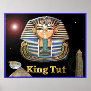 King Tut and Egypt Poster
