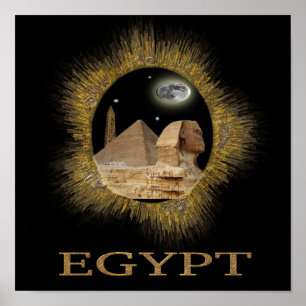 King Tut and Egypt Poster