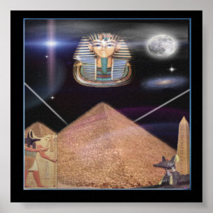 King tut art poster