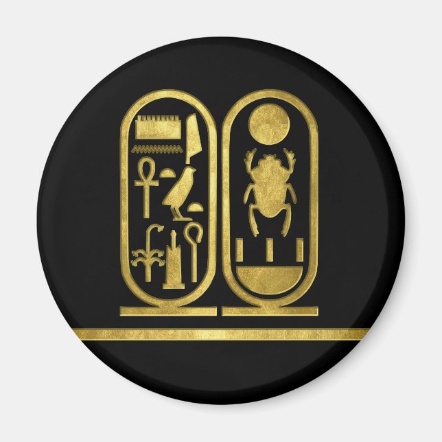 King Tut Cartouche Magnet (Front)