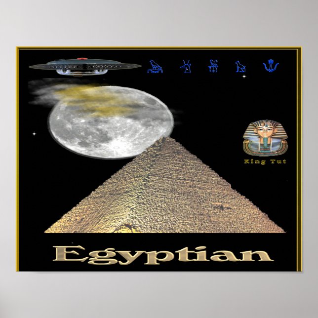 King tut digital art poster (Front)