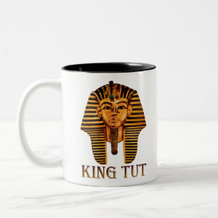 King Tut Golden Mask Two-Tone Coffee Mug