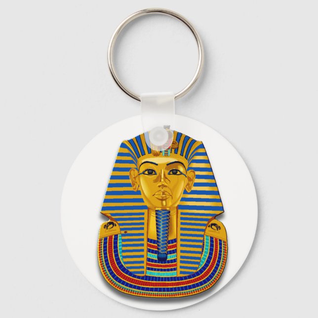 King Tut Mask Key Ring (Front)