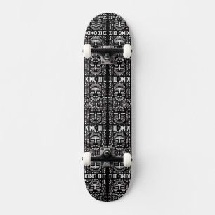 King tut pharaoh egyptian Hieroglyphic Alphabet Skateboard