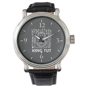 King tut pharaoh egyptian Hieroglyphic Alphabet Watch