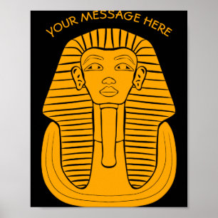 King Tut Tutankhamen Ancient Egyptian Graphic T Sh Poster