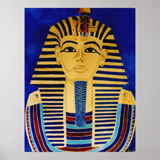 King Tut Tutankhamun Ancient Egypt Art Print (Front)