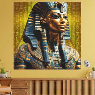 King Tut Tutankhamun Canvas Print Picture 7