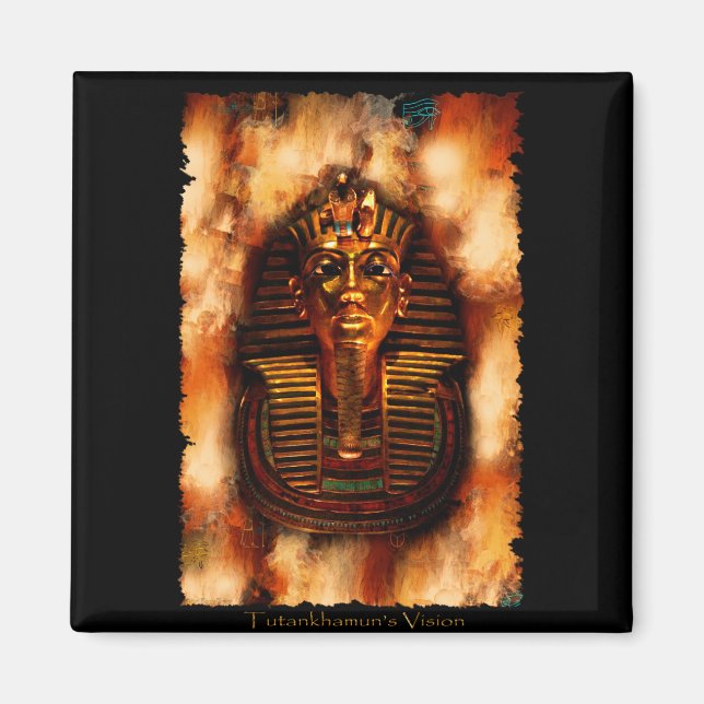 King TUTANKHAMEN Egyptian Art Magnet (Front)