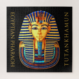 King Tutankhamun Ancient Egyptian Pharaoh Calming  Jigsaw Puzzle