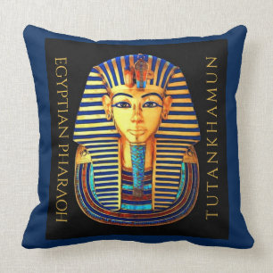 King Tutankhamun Ancient Egyptian Pharaoh Cushion