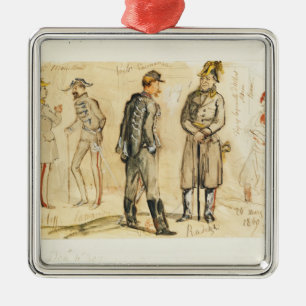 King Vittorio Emanuele II Metal Tree Decoration