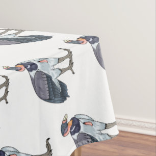 King vulture bird cartoon illustration  tablecloth