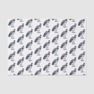 King vulture bird cartoon illustration  tissue paper