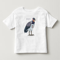 King vulture bird cartoon illustration