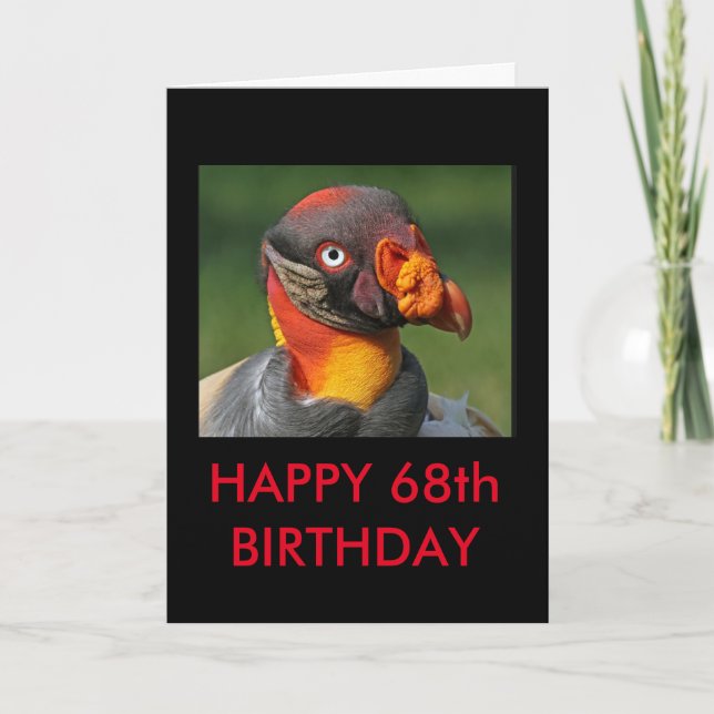King Vulture - Happy 68th Card (Front)