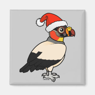 King Vulture Santa Magnet