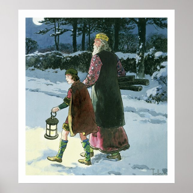 King Wenceslas (c.907-c.929) from 'Peeps into the Poster (Front)