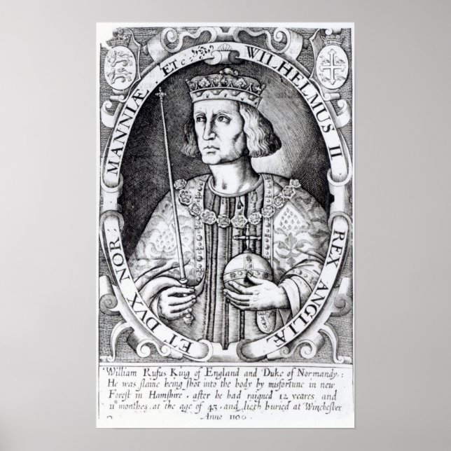 King William II of England, 1618 Poster (Front)