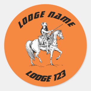 King William of Orange Customisable Classic Round Sticker