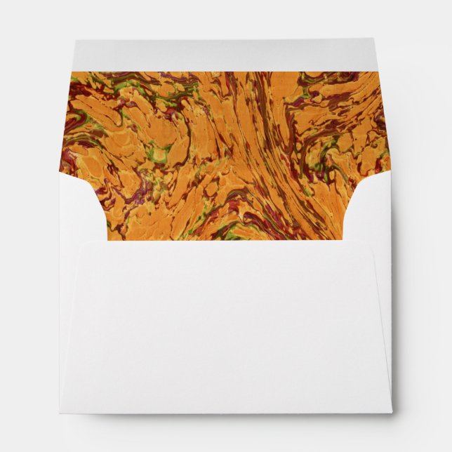 King with a String Thing Marble Paper A6 Envelope (Back (Bottom))