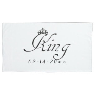 King with Crown Pillowcase