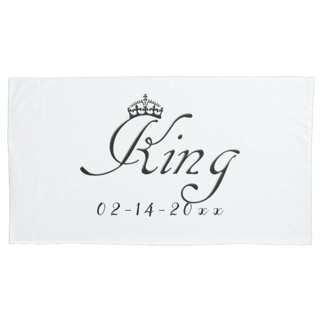 King with Crown Pillowcase (Front)