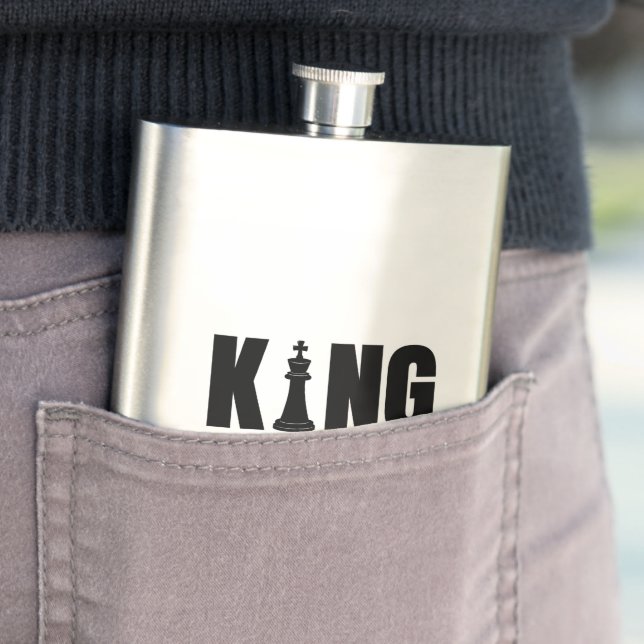 #KingClassicFlask Hip Flask (In Situ)