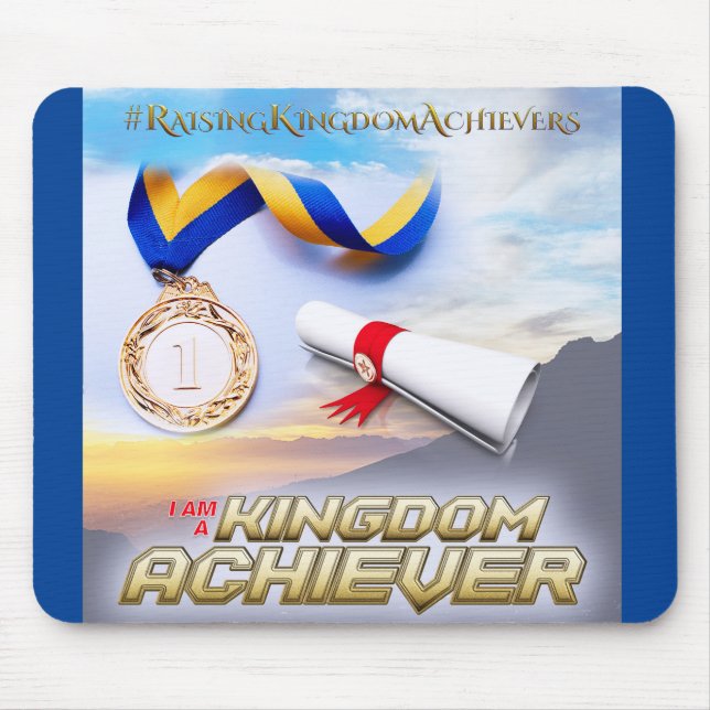 Kingdom Achiever Main Design Mouse Mat (Front)